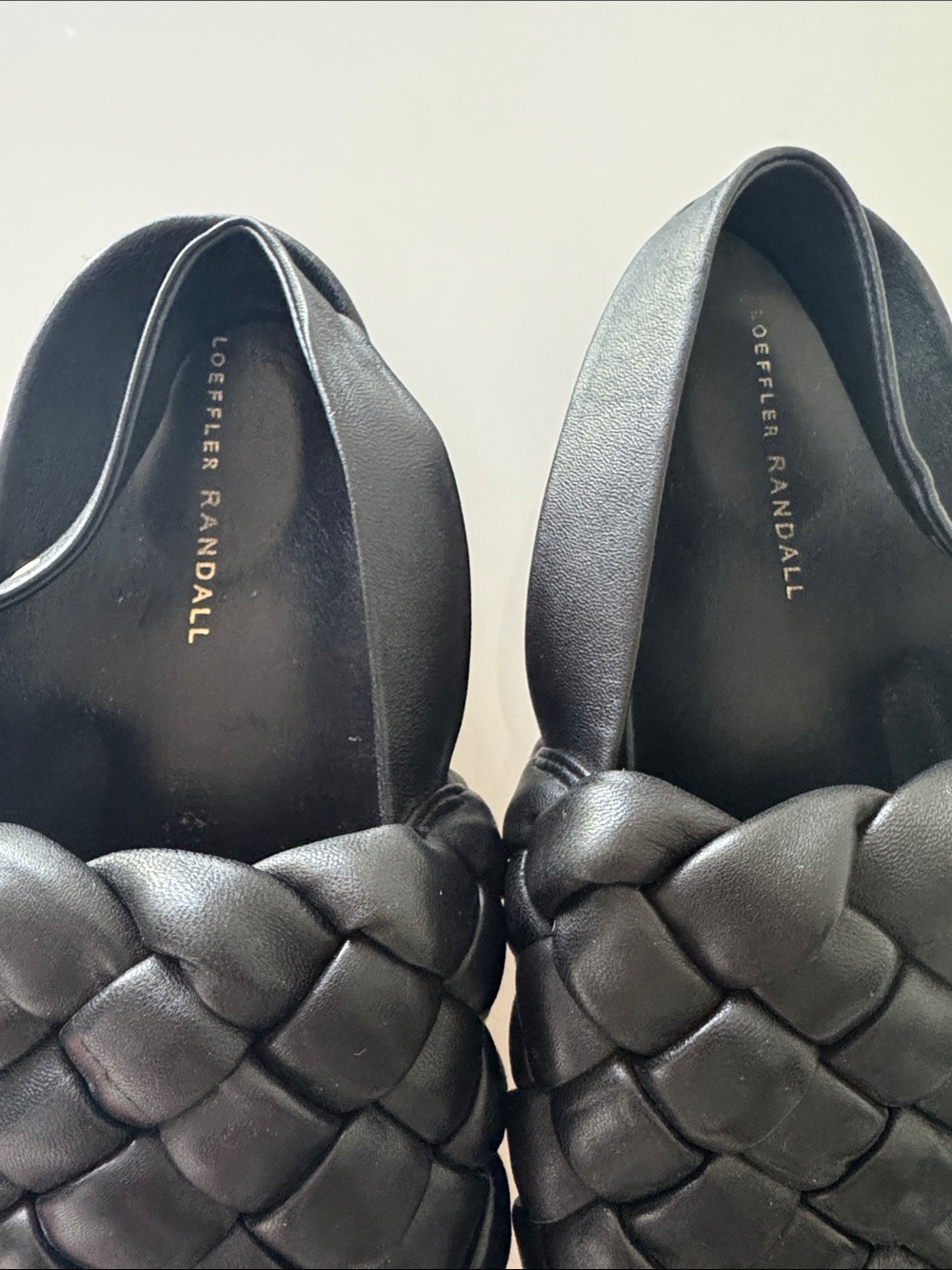 Loeffler Randall Benton Woven Slingback Sandal Black Size 12 - Picture 11 of 13